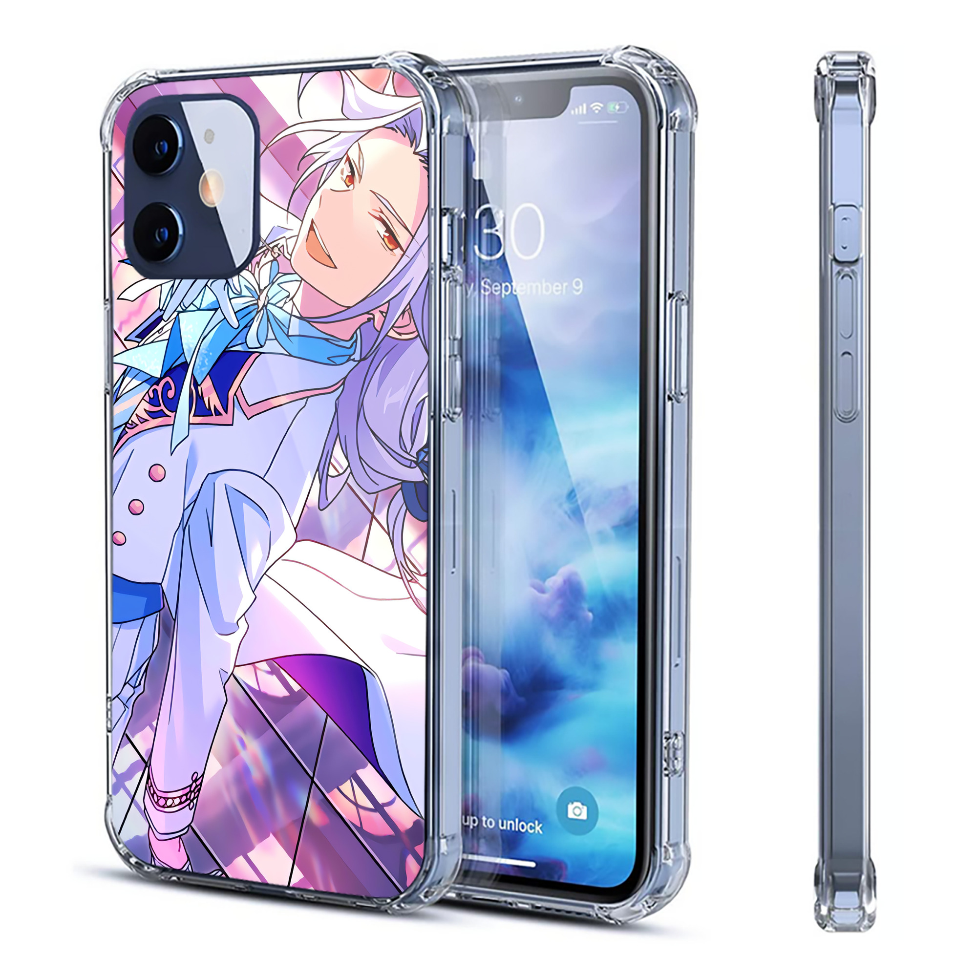 （画像用） あんさんぶるスターズ! Ensemble Stars 【iPhone 12シリーズ対応】透明スマホケース（クリアソフトケース）